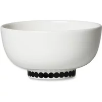 Marimekko Marimekko - Oiva Räsymatto Schale, 300 ml, weiß / schwarz