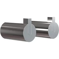 Frost Frost - Nova 2 Wandhaken, Ø 16 x T 27 mm, Edelstahl gebürstet (2er-Set)
