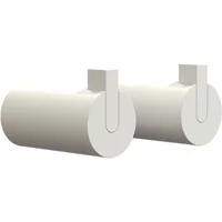 Frost Frost - Nova 2 Wandhaken, Ø 16 x T 27 mm, weiß (2er-Set)