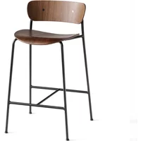 &Tradition &Tradition - Pavilion Barhocker AV7, H 85 cm, schwarz / Walnuss lackiert