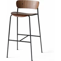&Tradition &Tradition - Pavilion Barhocker AV9, H 95 cm, schwarz / Walnuss lackiert