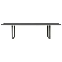 Muuto Muuto - 70/70 Esstisch, 295 x 108 cm, schwarz (Linoleum)