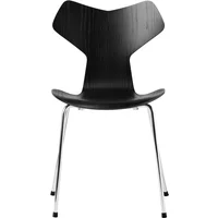 Fritz Hansen Fritz Hansen - Grand Prix Stuhl, Chrom / Esche schwarz gefärbt