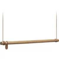 Lind DNA Lind DNA - Swing Hängegarderobe L (110 cm), Eiche natur / Leder natur