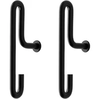 Moebe MOEBE - Wall Hook small, schwarz (2er-Set)