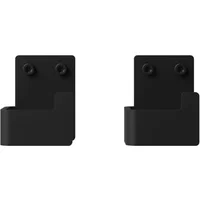 Nichba Design Nichba Design - Wandhaken-Set, schwarz (2er-Set)