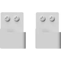 Nichba Design Nichba Design - Wandhaken-Set, weiß (2er-Set)