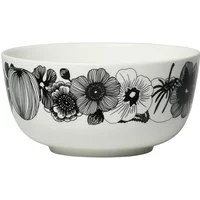 Marimekko Marimekko - Oiva Siirtolapuutarha Schale 900 ml, weiß / schwarz
