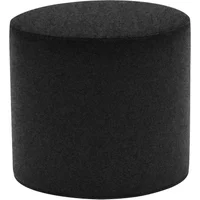 Softline Softline - Drum Hocker / Beistelltisch hoch, Ø 45 x H 40 cm, Filz Melange anthrazit (610)