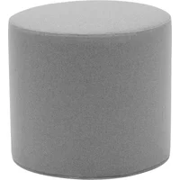 Softline Softline - Drum Hocker / Beistelltisch hoch, Ø 45 x H 40 cm, Filz Melange grau (620)