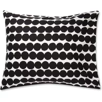 Marimekko Marimekko - Räsymatto Kopfkissenbezug, 50 x 60 cm, schwarz / weiß