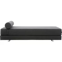 Softline Softline - Lubi Schlafsofa mit Kaltschaummatratze, Vision dunkelgrau (439), inkl. Nackenrolle