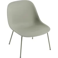 Muuto Muuto - Fiber Lounge Chair Tube Base, dusty green