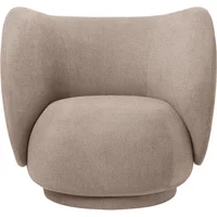 Ferm Living Ferm Living - Rico Lounge Chair, Bouclé sand