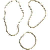 Ferm Living Ferm Living - Pond Untersetzer, Messing (3er-Set)