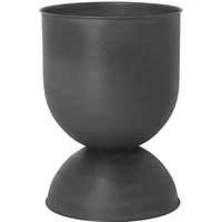 Ferm Living Ferm Living - Hourglass Blumentopf large, Ø 50 x H 73 cm, schwarz / dunkelgrau