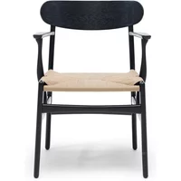 Carl Hansen & Søn Carl Hansen - CH26 Armlehnenstuhl, Eiche schwarz lackiert / natur