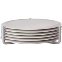 Zone Denmark Zone Denmark - Glasuntersetzer, warm grey (6er-Set)