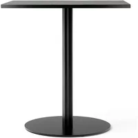 Audo Audo - Harbour Column Bistrotisch 70 x 60 cm, Eiche schwarz lackiert / schwarz