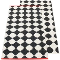 Pappelina Pappelina - Marre Wendeteppich, 70 x 150 cm, black / vanilla