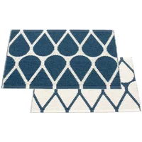 Pappelina Pappelina - Otis Wendeteppich, 70 x 50 cm, ocean blue / vanilla