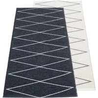 Pappelina Pappelina - Max Wendeteppich, 70 x 160 cm, black / vanilla