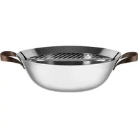 Alessi Alessi - Edo Wok ohne Deckel Ø 36 cm, Edelstahl