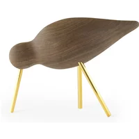 Normann Copenhagen Normann Copenhagen - Shorebird medium, Walnuss / Messing