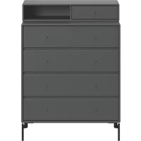 Montana Furniture Montana - Keep Kommode mit Beinen, anthrazit