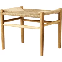 FDB Møbler FDB Møbler - J83 Hocker, Eiche matt lackiert / Naturgeflecht