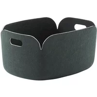 Muuto Muuto - Restore Aufbewahrungskorb 48 x 35 cm, dunkelgrün