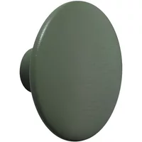 Muuto Muuto - Wandhaken 'The Dots' single small, dunkelgrün