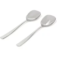 Alessi Alessi - KnifeForkSpoon Salatbesteck, Edelstahl