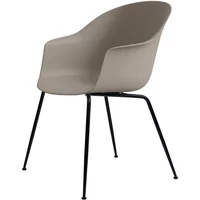 Gubi GUBI - Bat Dining Stuhl, Base schwarz / new beige