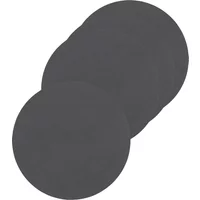 Lind DNA Lind DNA - Glasuntersetzer rund Ø 10 cm, Nupo anthrazit (4er-Set)