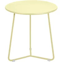 Fermob Fermob - Cocotte Beistelltisch / Hocker, Ø 34 cm x H 36 cm, zitronensorbet