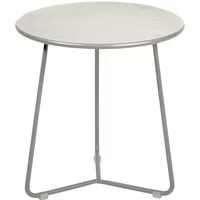 Fermob Fermob - Cocotte Beistelltisch / Hocker, Ø 34 cm x H 36 cm, lehmgrau