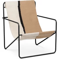 Ferm Living Ferm Living - Desert Lounge Chair, schwarz / soil