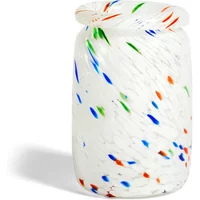 Hay HAY - Splash Vase M, Ø 14,3 x H 22,2 cm, white dot