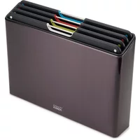 Joseph Joseph Joseph Joseph - Folio Steel Schneidebretter, Carbon schwarz (4-teilig)