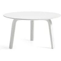 Hay HAY - Bella Couchtisch, Ø 60 cm / H 32 cm, Eiche weiß lackiert