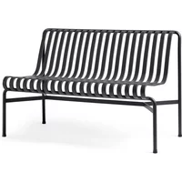Hay HAY - Palissade Dining Bench ohne Armlehnen, anthrazit