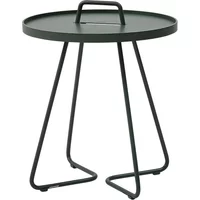 Cane-Line Cane-line - On-the-move Beistelltisch Outdoor, Ø 44 x H 54 cm, dunkelgrün