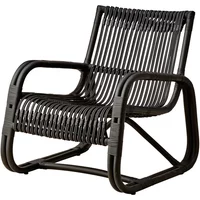 Cane-Line Cane-line - Curve Loungesessel Indoor, schwarz