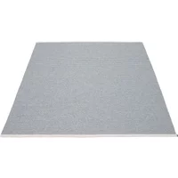 Pappelina Pappelina - Mono Teppich, 140 x 200 cm, sturmblau / hellgrau