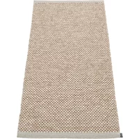Pappelina Pappelina - Effi Teppich, 60 x 125 cm, warm grey / braun / vanilla