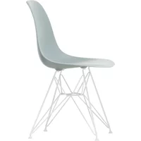 Vitra Vitra - Eames Plastic Side Chair DSR RE, weiß / hellgrau (Filzgleiter weiß)