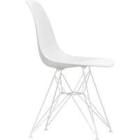 Vitra Vitra - Eames Plastic Side Chair DSR, weiß / weiß (Filzgleiter weiß)
