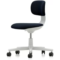 Vitra Vitra - Rookie Bürostuhl, soft grey / Volo nachtblau (Hartbodenrollen)