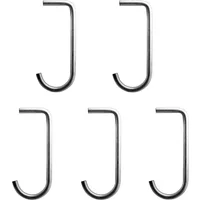 String Furniture String - Haken für Metallboden, Edelstahl (5er-Set)